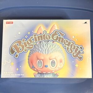 BNIB POP Mart Labubu The Monsters Big Into Energy Crystal Ball Blind Box Case